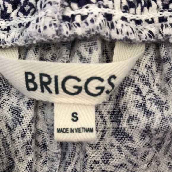 Briggs Linen Blend Pull on Shorts size small - Picture 4 of 12